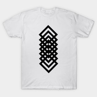 Black squares pattern T-Shirt